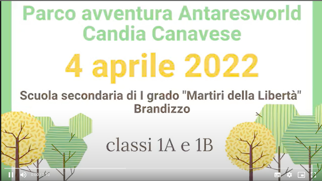 4 aprile 2022: le classi 1A e 1B ad Anthares World - Candia Canavese 
